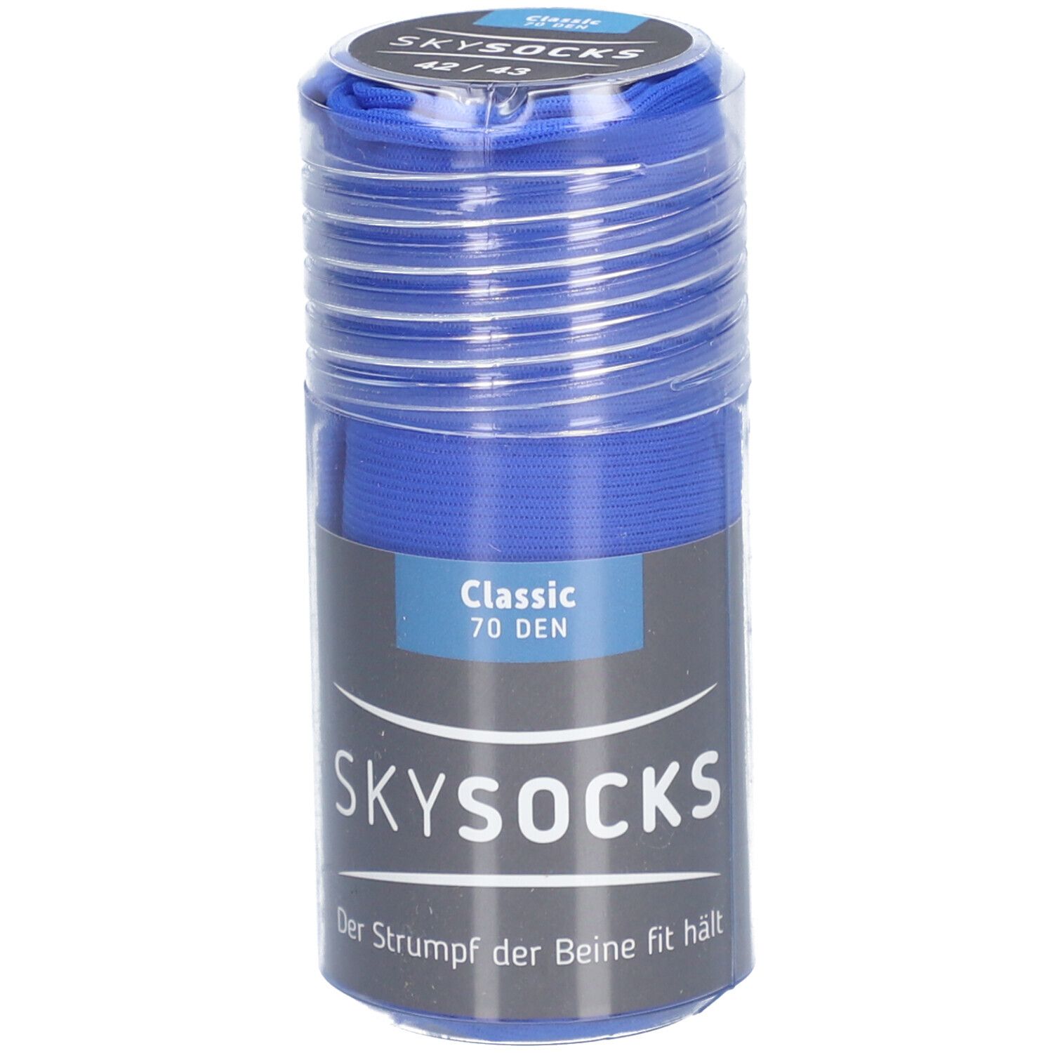 SKYSOCKS classic 70den AD 42/43 blue