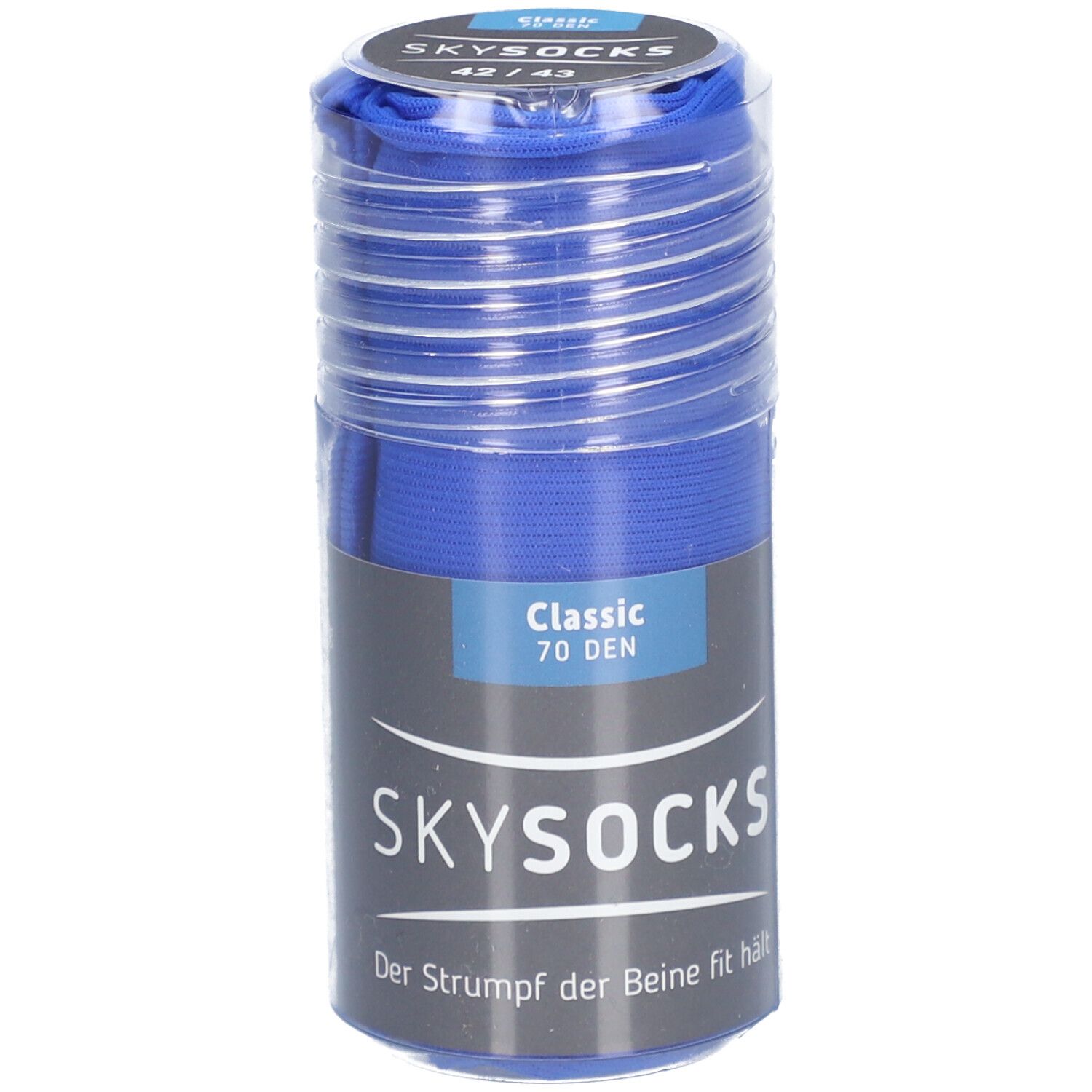 SKYSOCKS classic 70den AD 42/43 blue