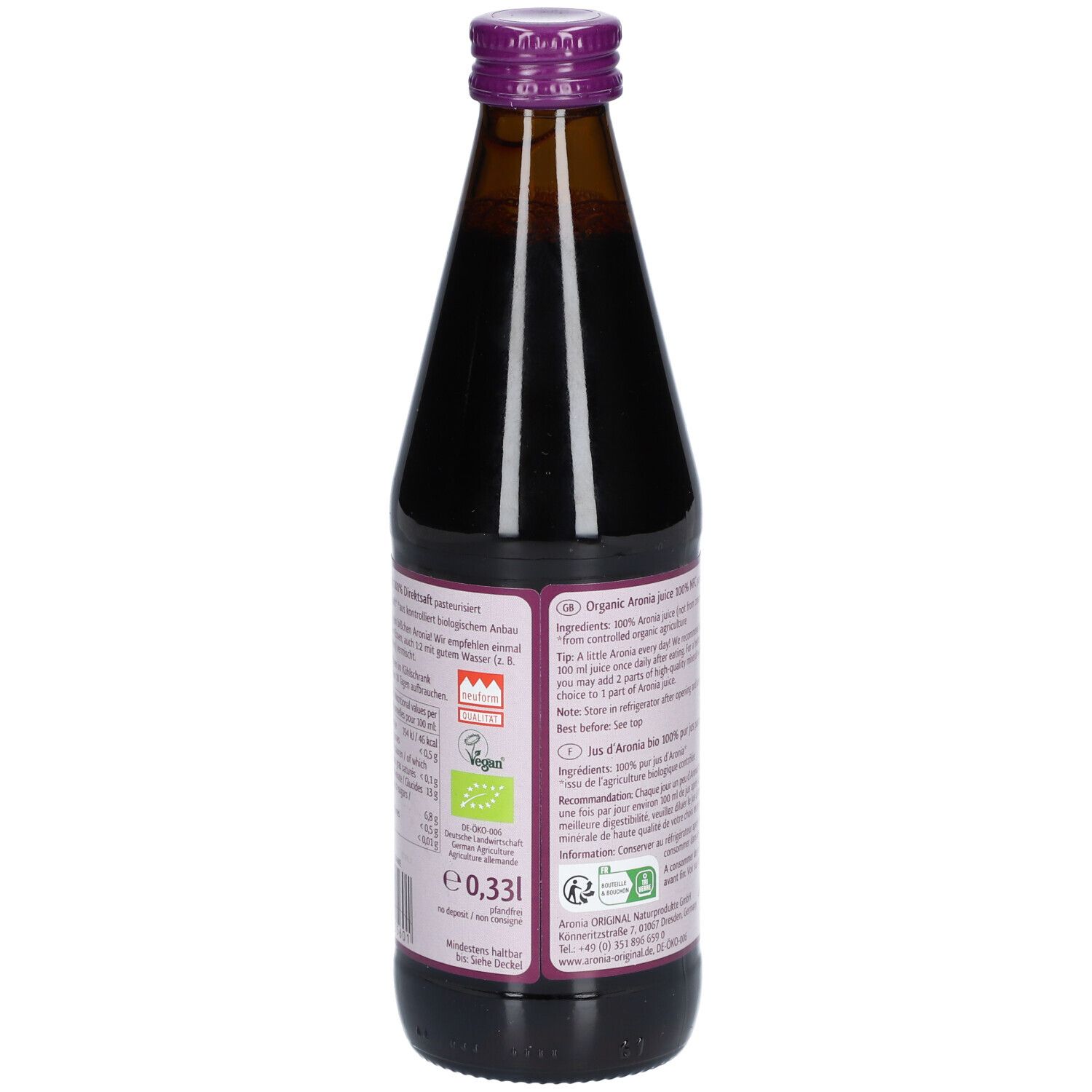 Aronia ORIGINAL Aronia Direktsaft