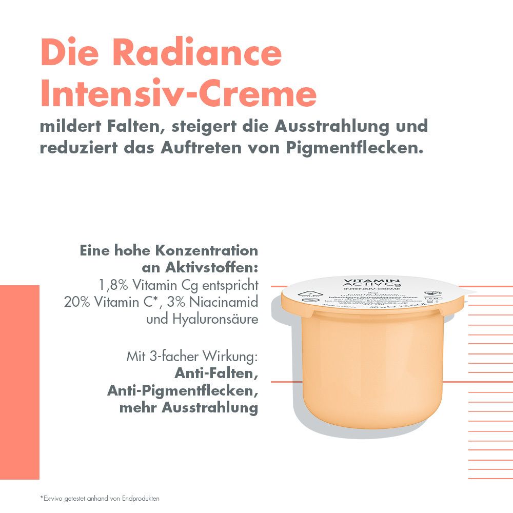 Avène Vitamin Activ Cg Radiance Intensiv-Creme Refill - bei Falten und Pigmentflecken - jetzt 5€ sparen mit dem Code “avene5at"*