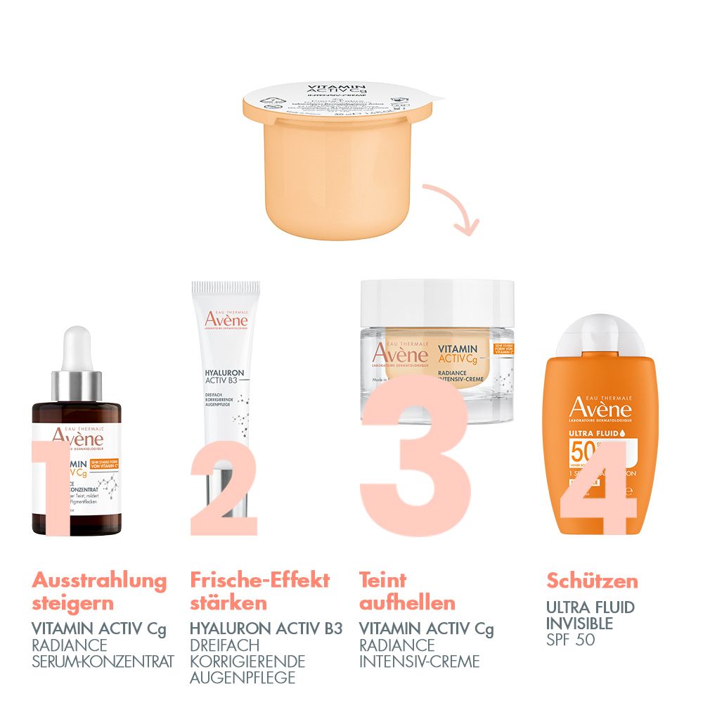 Avène Vitamin Activ Cg Radiance Intensiv-Creme Refill - bei Falten und Pigmentflecken - jetzt 5€ sparen mit dem Code “avene5at"*