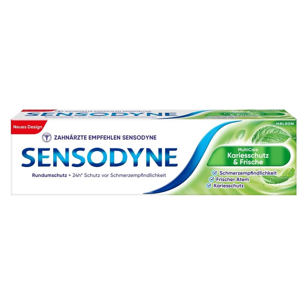 Sensodyne Zahnpasta, Multicare Kariesschutz & Frische.