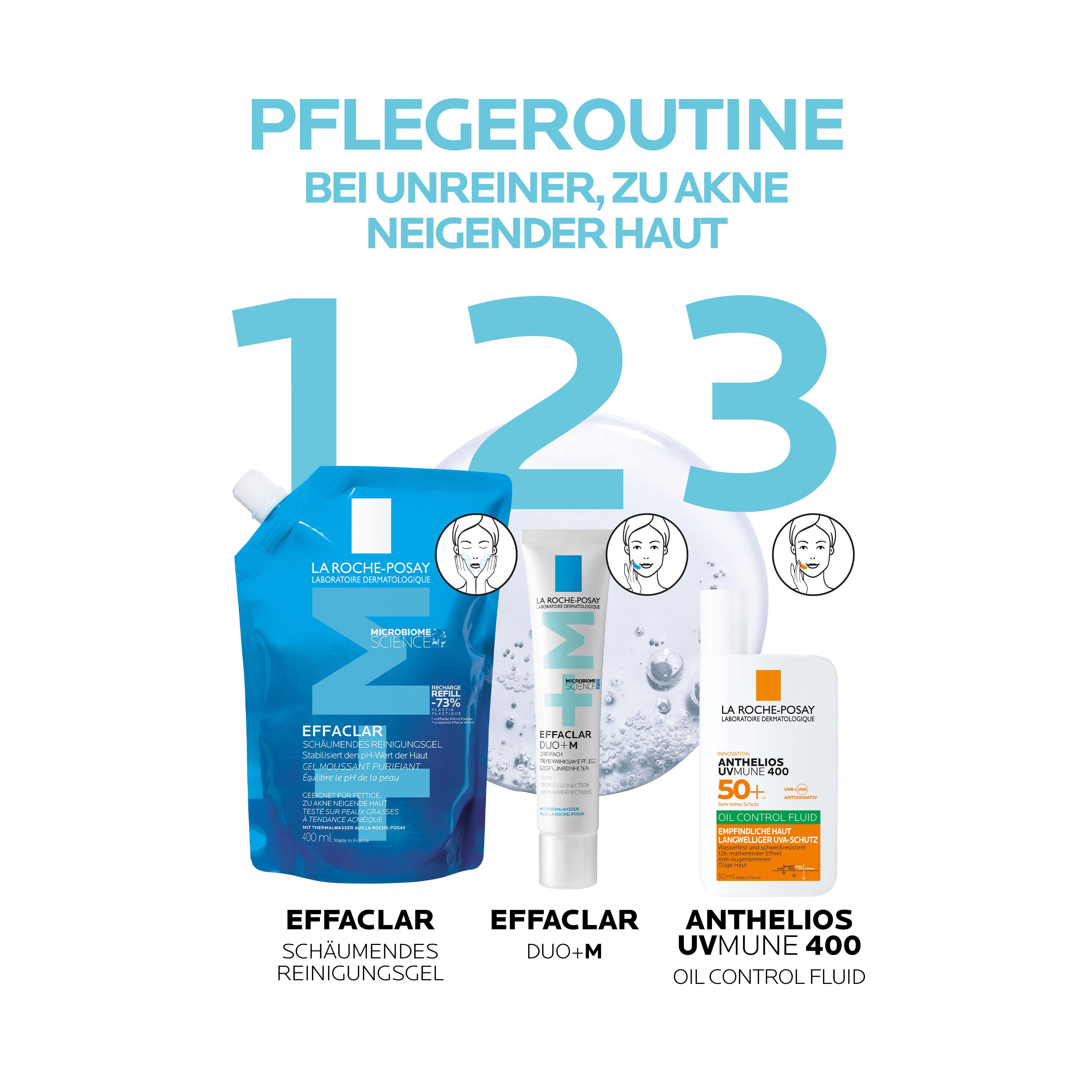 La Roche Posay Effaclar Schäumendes Reinigungsgel Nachfüllpack