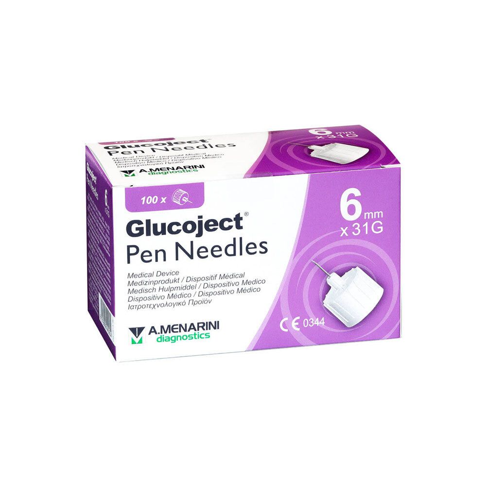 Glucoject® Pen-Nadeln 31G 6 mm