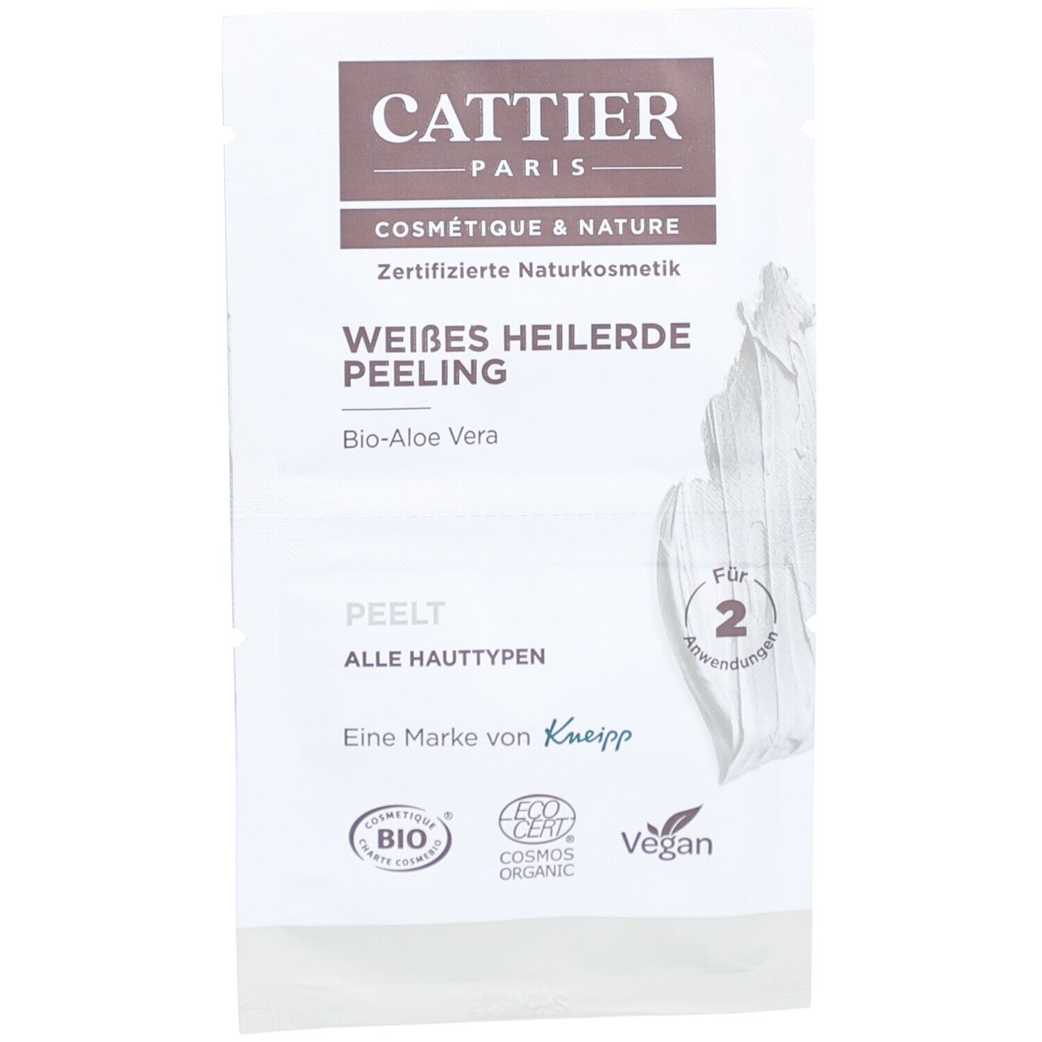 CATTIER weißes Heilerde Peeling alle Hauttypen