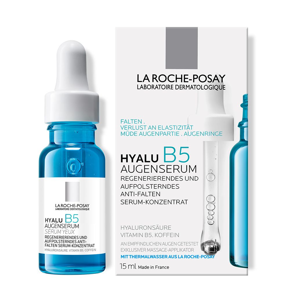 La Roche Posay Hyalu B5 Augenserum: Regenerierendes und aufpolsterndes Anti-Aging Serum für empfindliche Augen