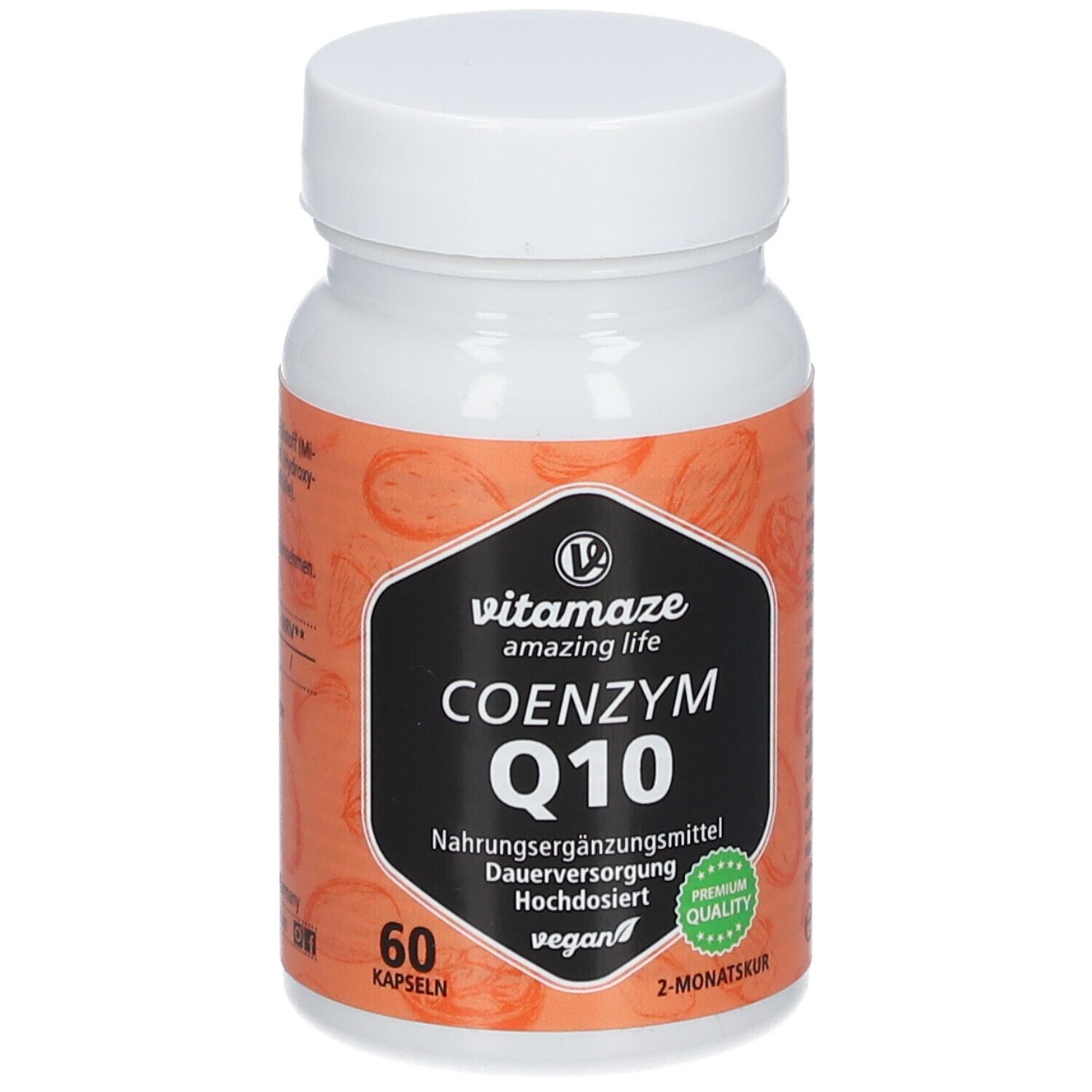 Coenzym Q10 200 Mg Hochdosiert 360 Coenzym Q10 Kapseln (200mg) Vegan – Ohne Stearat & Künstliche Trägerstoffe Q10 Ubiquinol