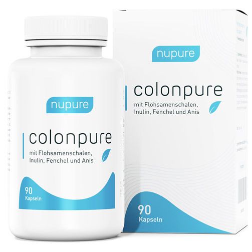 Nupure colon pure - Darmsanierung mit Detox-Kapseln mit natürlichen Zutaten