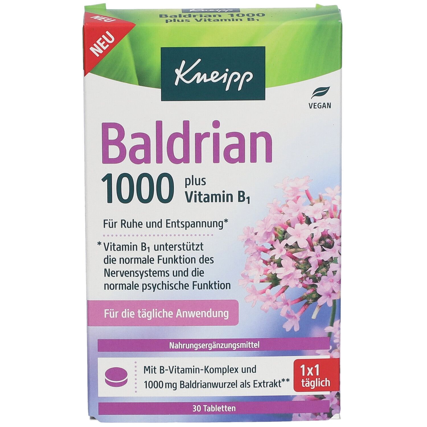 Kneipp Baldrian 1000 plus Vitamin B1