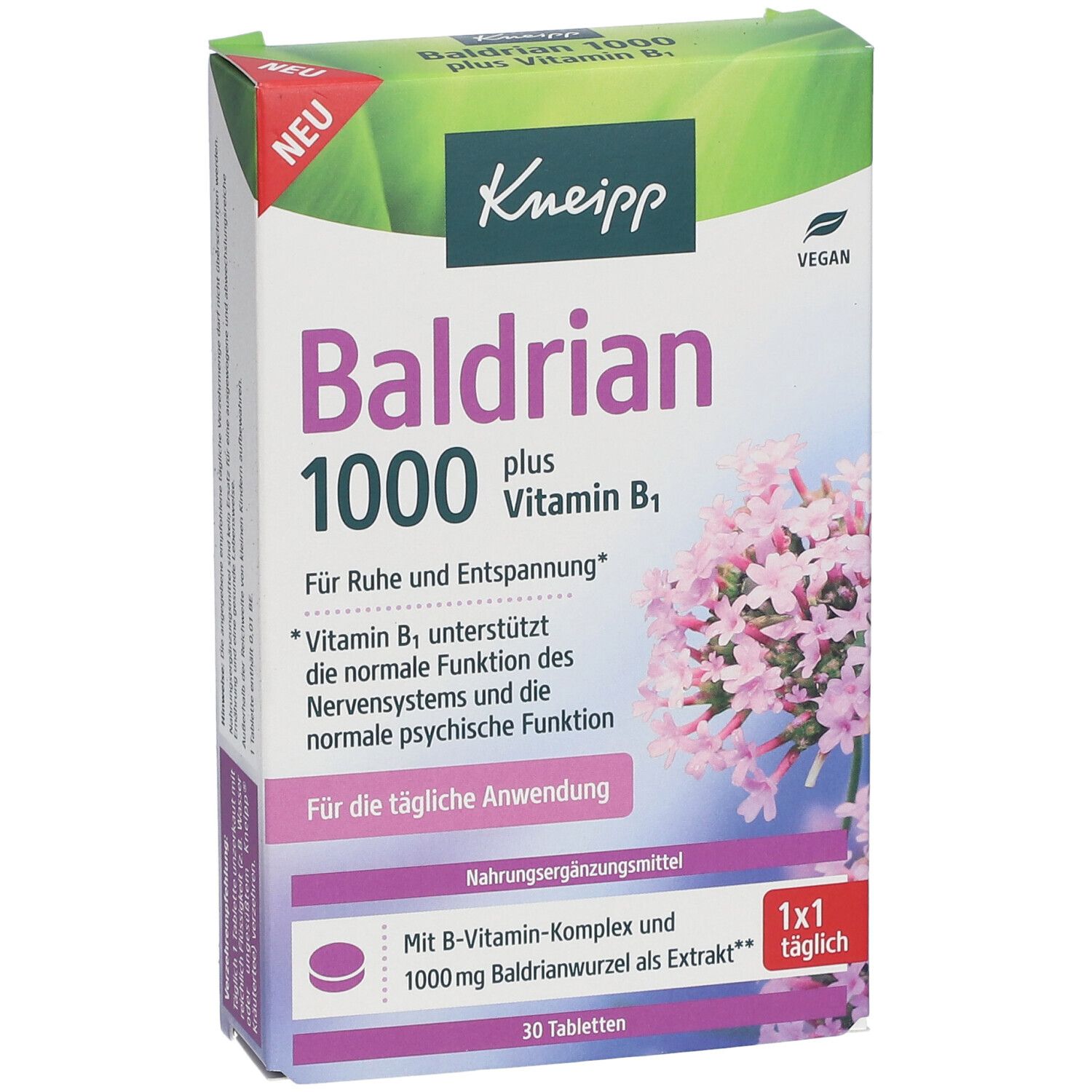 Kneipp Baldrian 1000 plus Vitamin B1