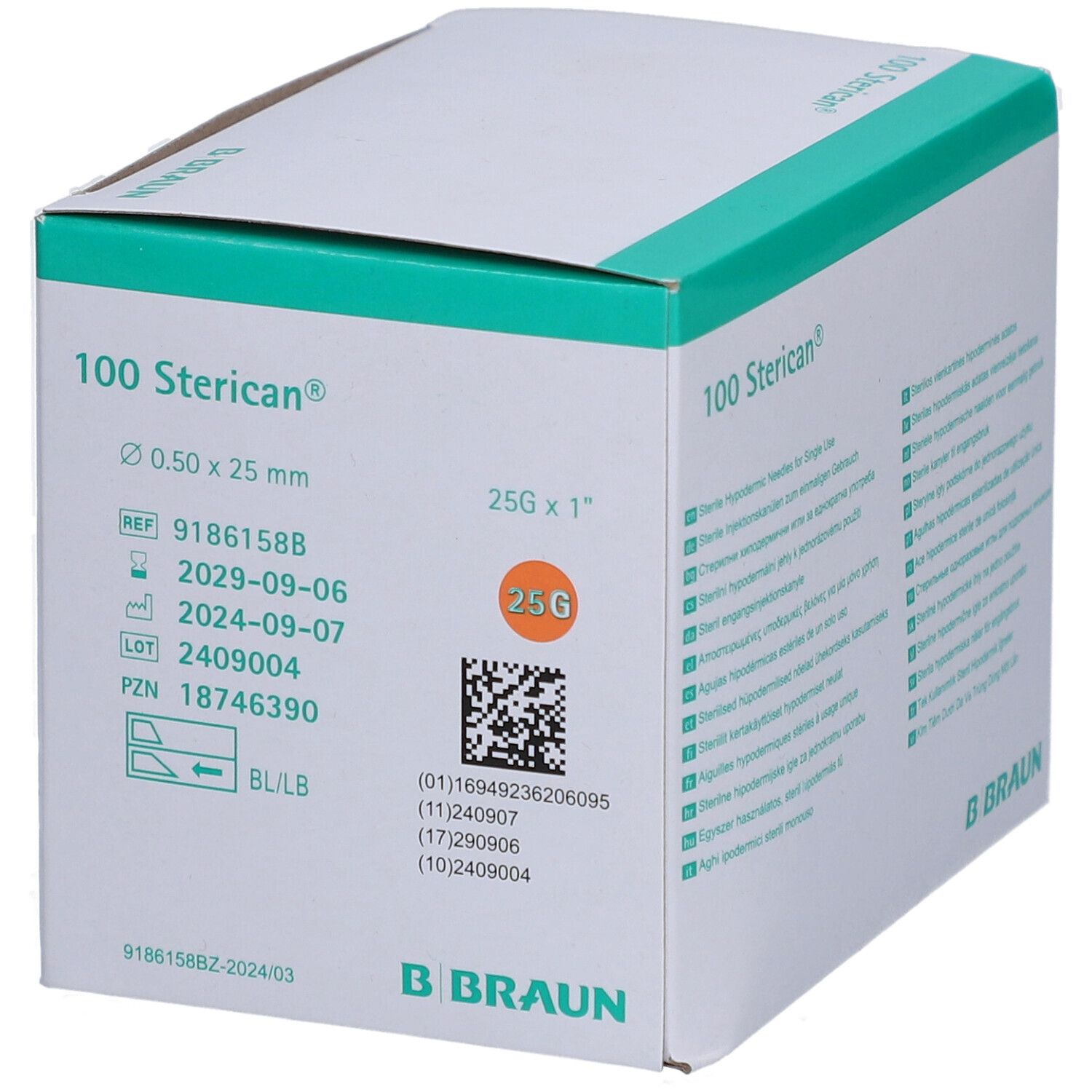 Sterican® Einmalkanüle 25 G, 25 mm