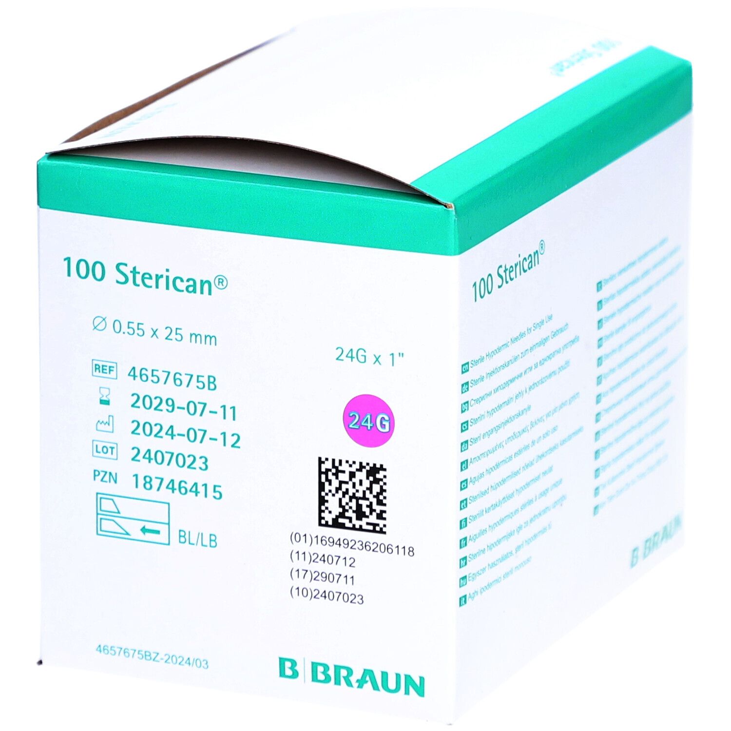 Sterican® Einmalkanüle 24 G 25mm