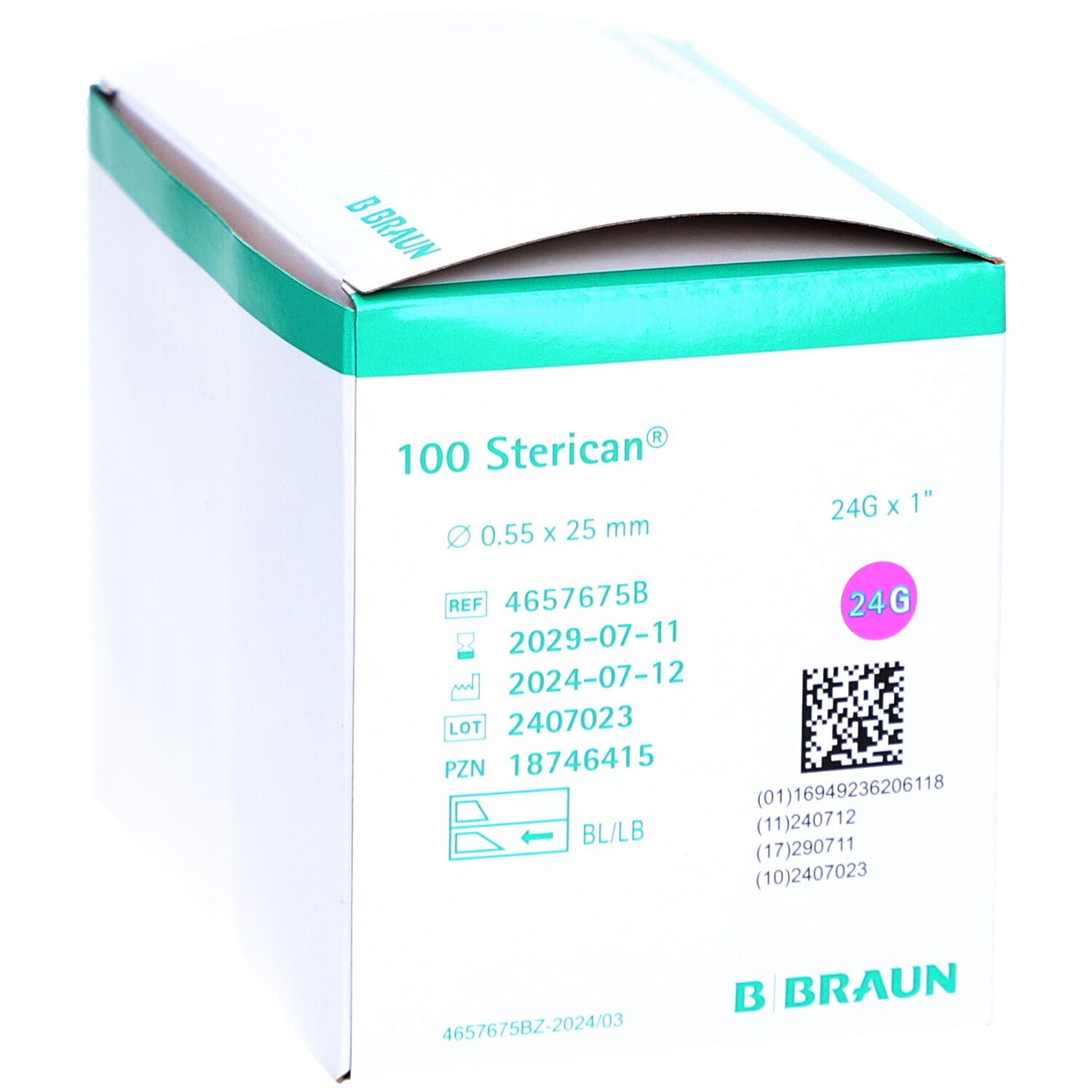 Sterican® Einmalkanüle 24 G 25mm