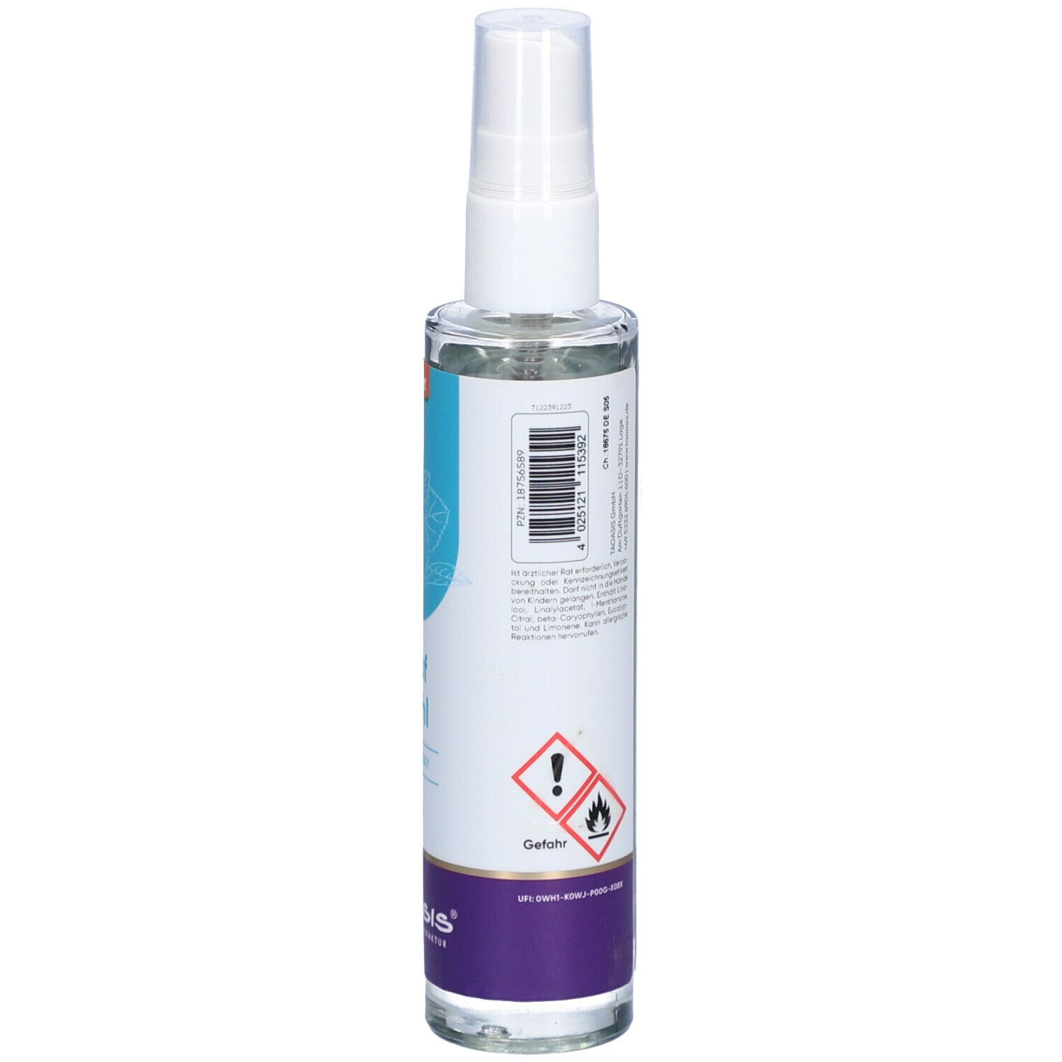Taoasis® Kopfwohl Raumspray mit Pfefferminze, Melisse & Majoran