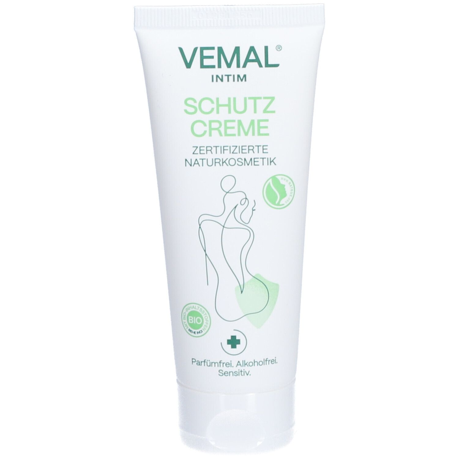 VEMAL Intim Schutzcreme, Tube. Zertifizierte Naturkosmetik. Ohne Parfum, Alkohol, Sensitiv.