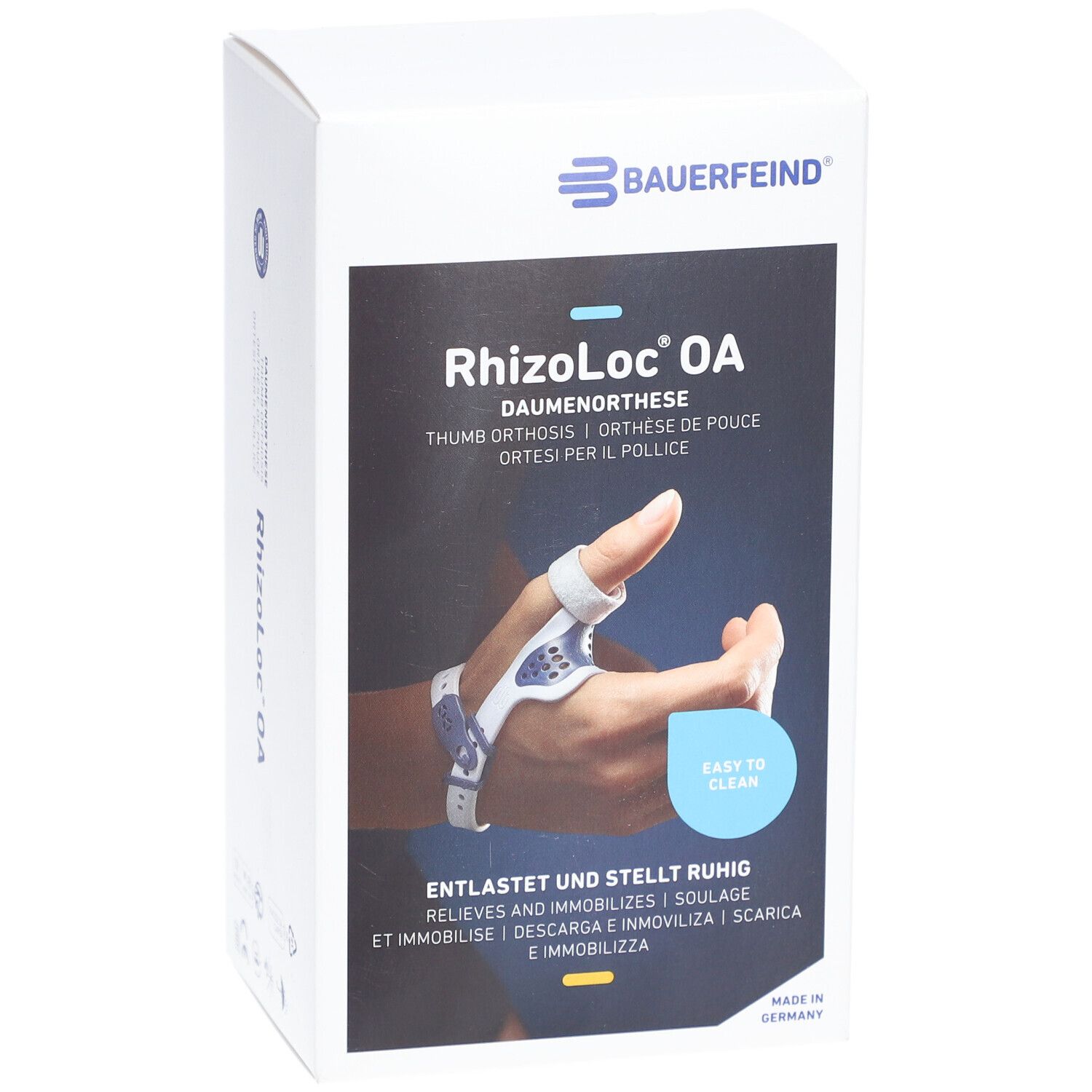 RhizoLoc® OA Daumenorthesen links Gr.1 titan