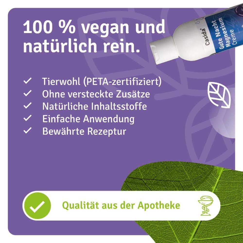 Infografik: 100% vegan und natürlich rein. PETA-zertifiziert, ohne versteckte Zusätze, natürliche Inhaltsstoffe. Flasche.