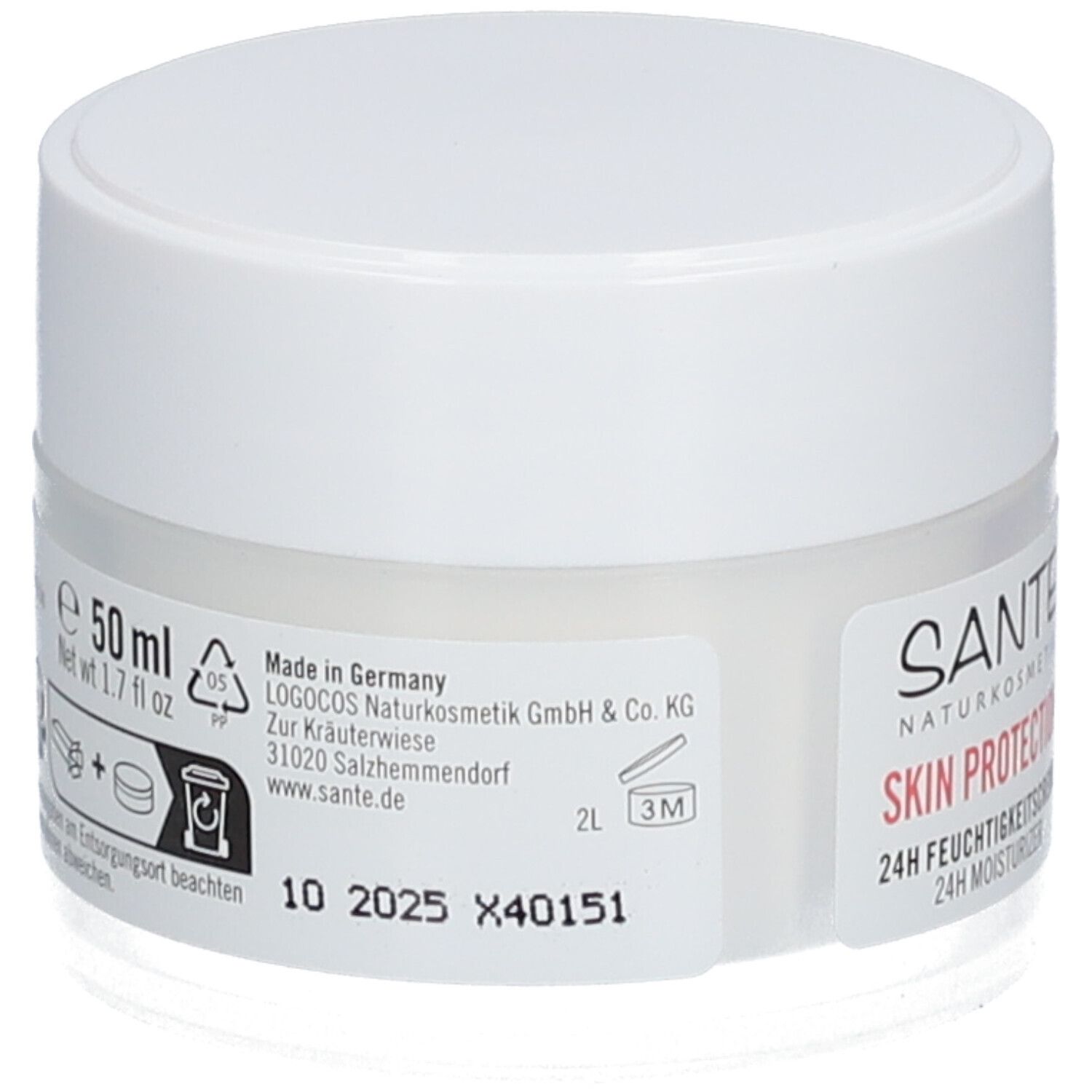 SANTE Naturkosmetik Skin Protection 24h Feuchtigkeitscreme