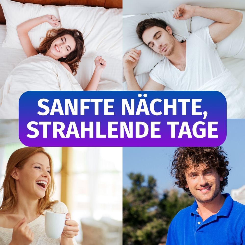 Sanfte Nächte, strahlende Tage: Menschen schlafen und genießen den Tag.