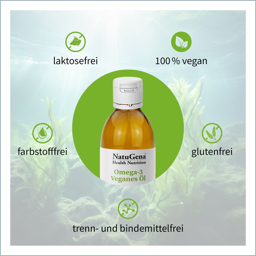 NatuGena® Omega-3 Veganes Öl