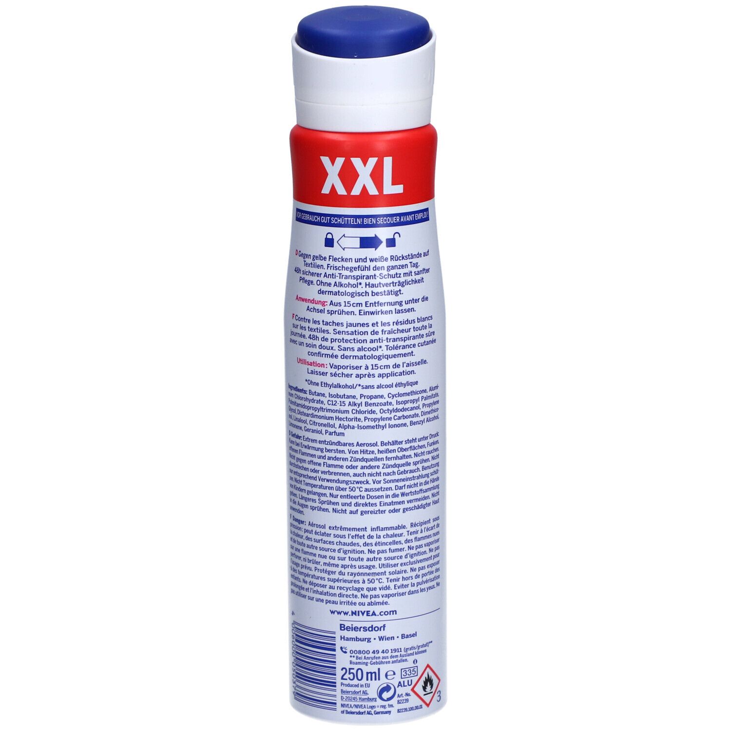 NIVEA Deo Black & White Invisible Clear