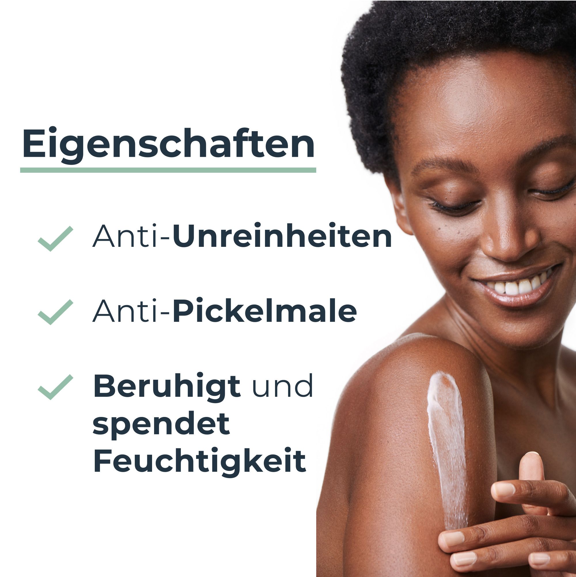 Eucerin DermoPure Triple Effect Körpercreme – beruhigende Hautcreme zur Akne Behandlung – reduziert Pickelmale am Körper