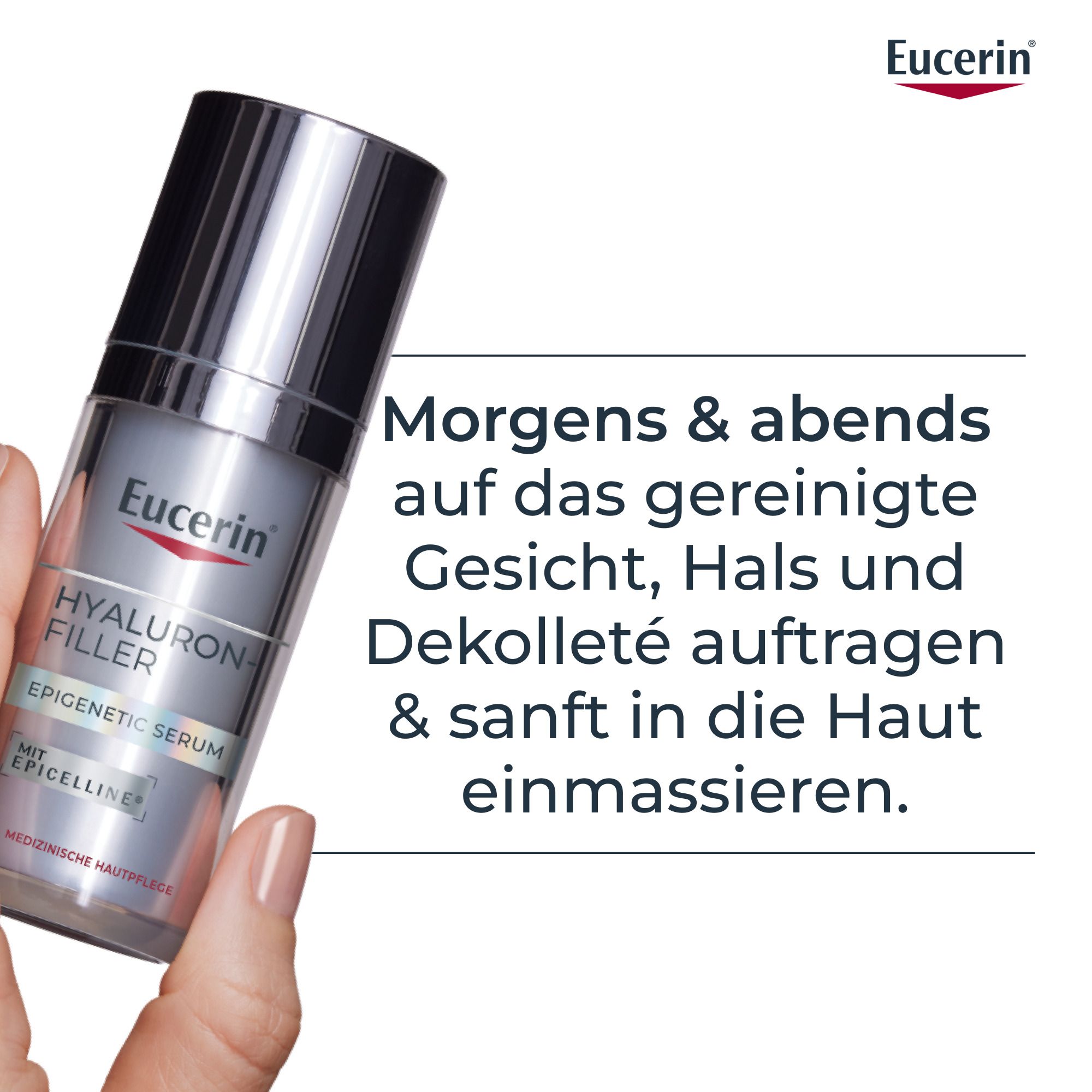 Eucerin® Hyaluron-Filler Epigenetic Serum – Anti-Age Serum für jünger aussehende Haut