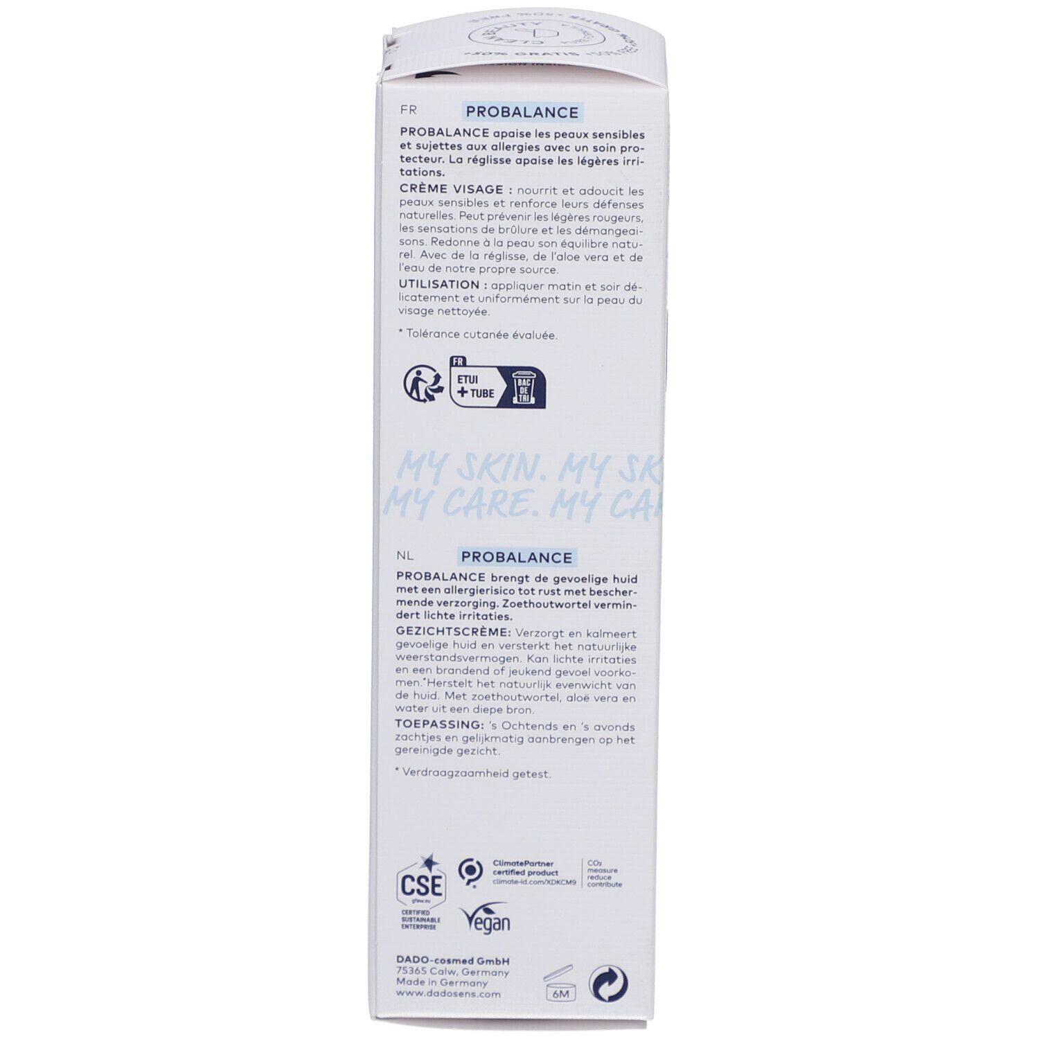Dado Sens PROBALANCE Gesichtcreme