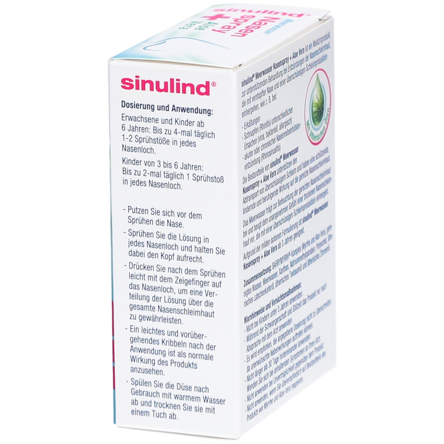 Sinulind Meerwasser Nasenspray + Aloe Vera