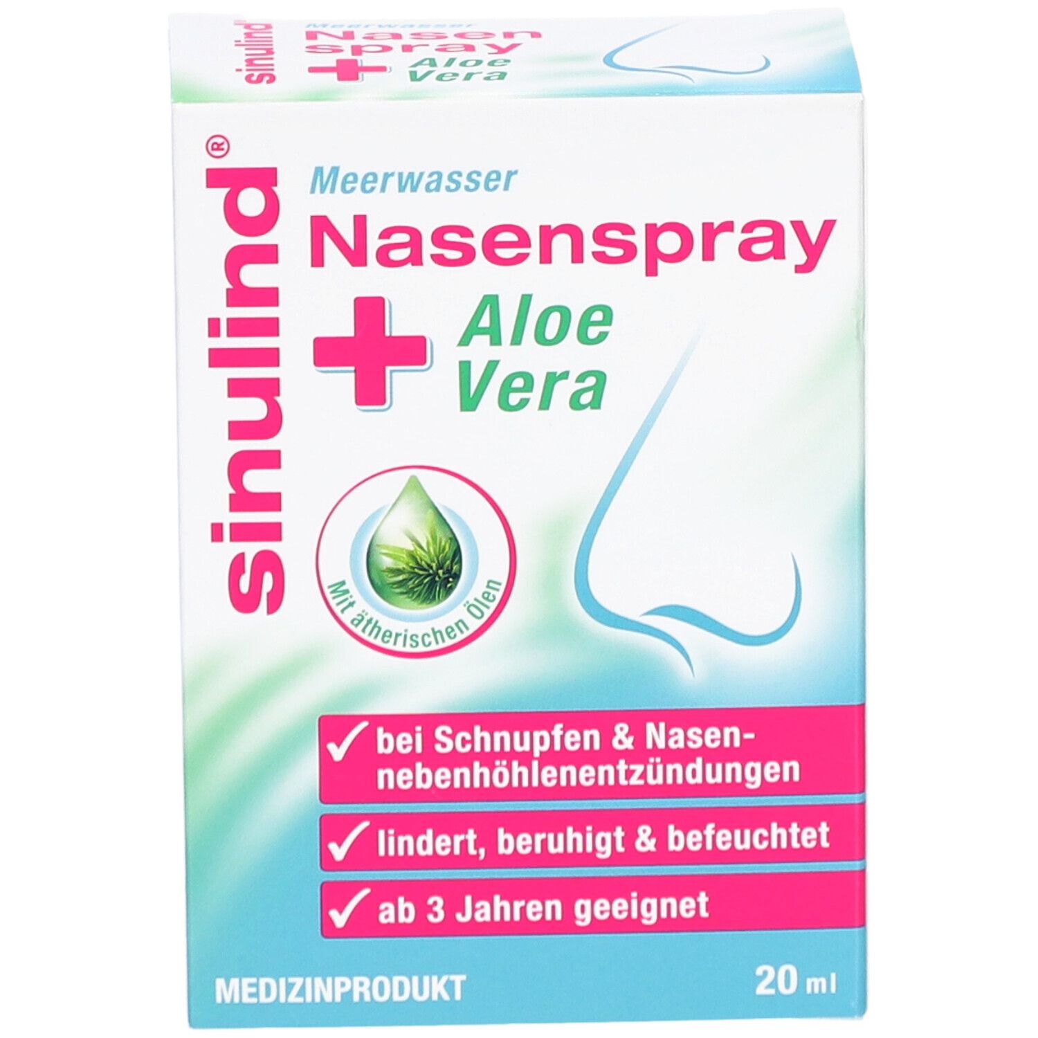 Sinulind Meerwasser Nasenspray + Aloe Vera