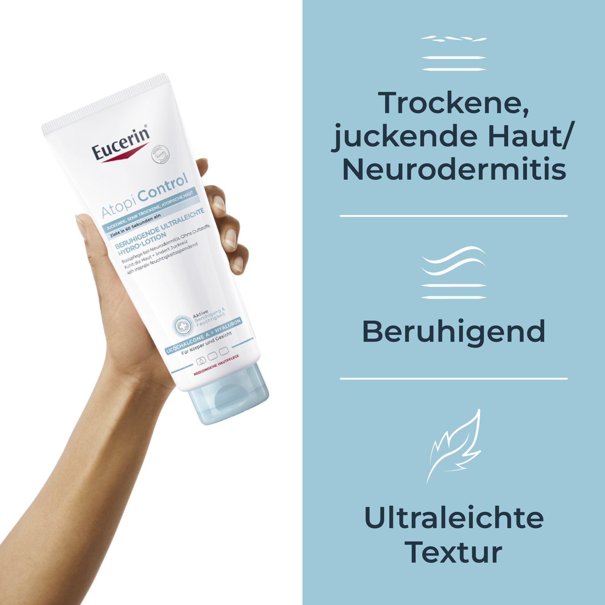 Eucerin AtopiControl Beruhigende Ultraleichte Hydro-Lotion