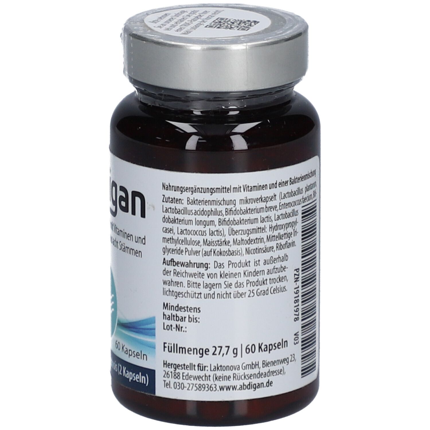 Abdigan® – Probiotische Kapseln mit 8 Bakterienstämmen