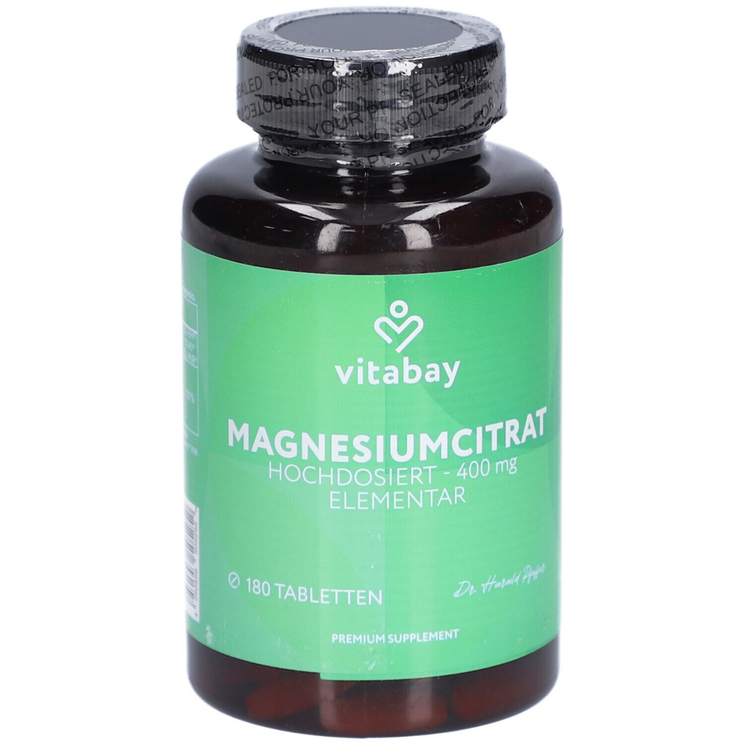 Vitabay Magnesiumcitrat – Hochdosiert 400 mg Elementar
