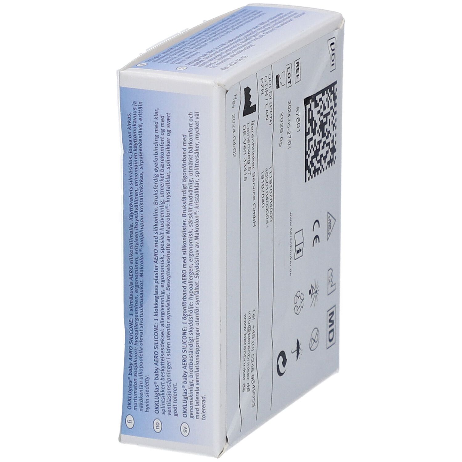 OKKLUglas® Baby SILICONE Uhrglasverband