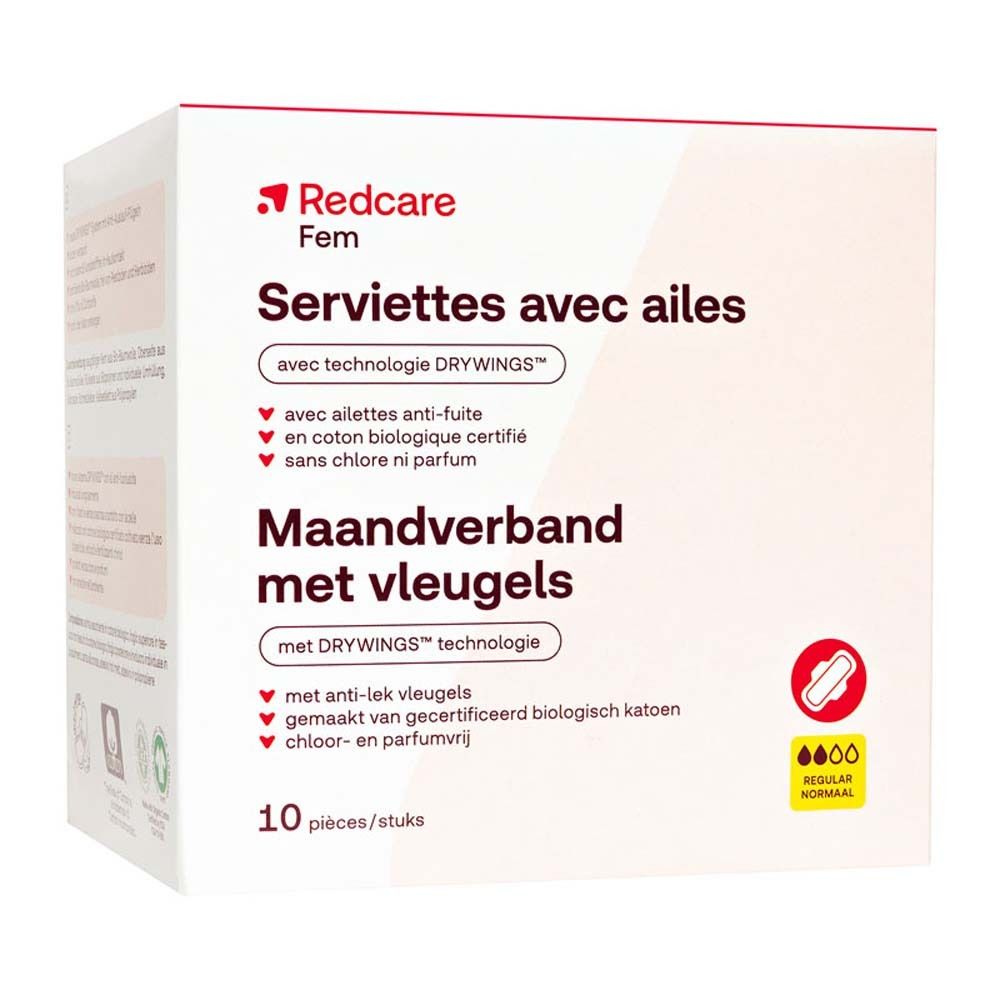 Redcare Fem Binden mit Flügeln