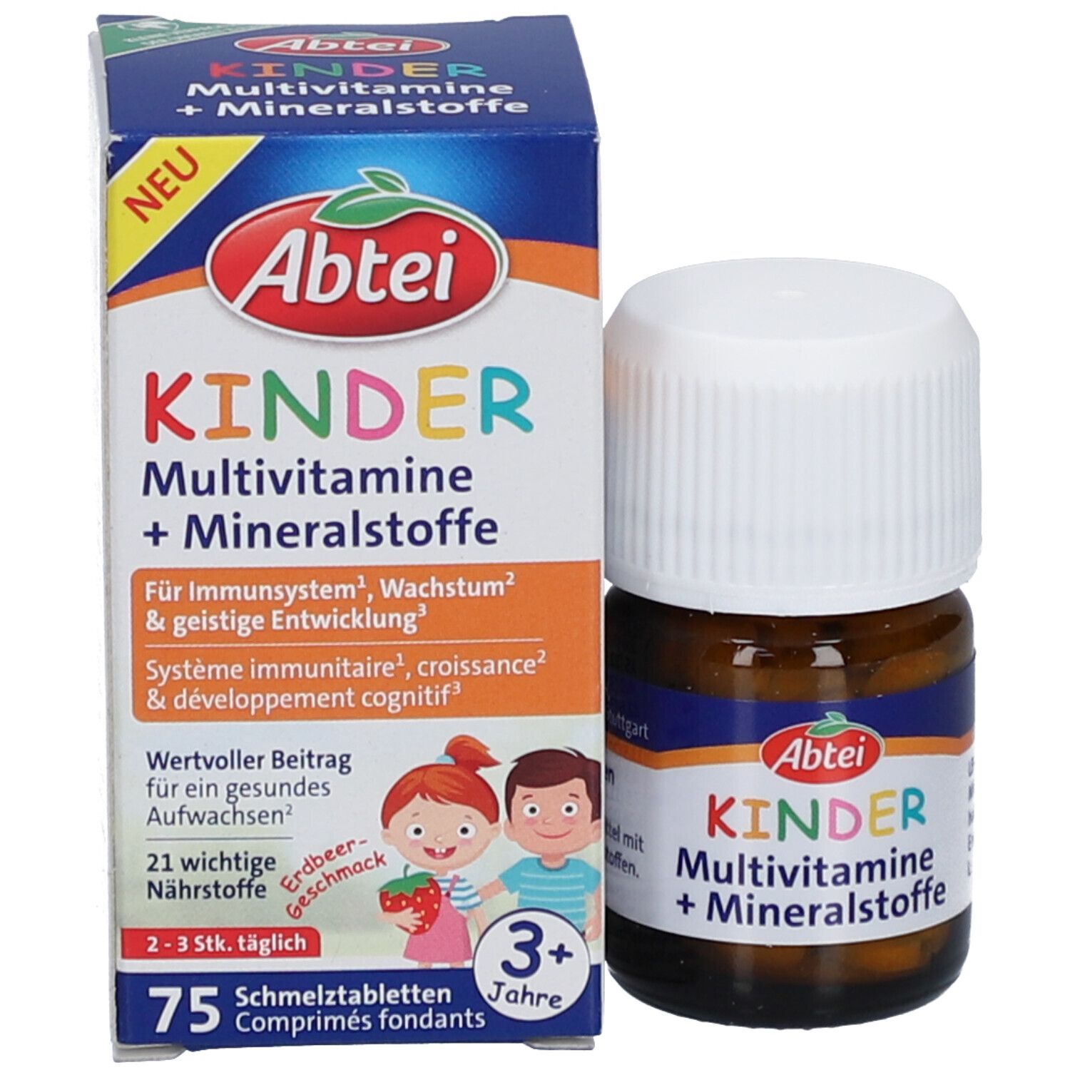 Abtei Kinder Multivitamine + Mineralstoffe Schmelztabletten