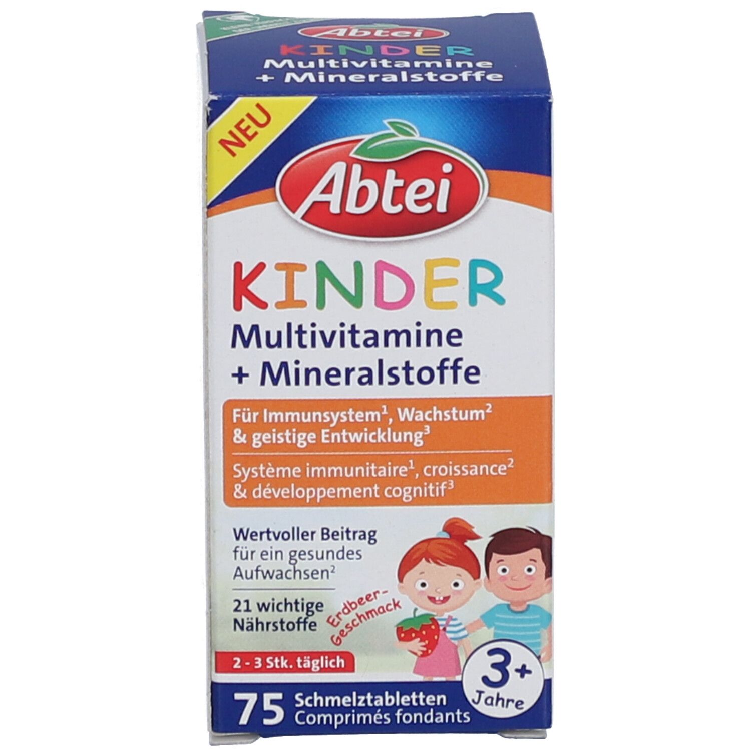 Abtei Kinder Multivitamine + Mineralstoffe Schmelztabletten