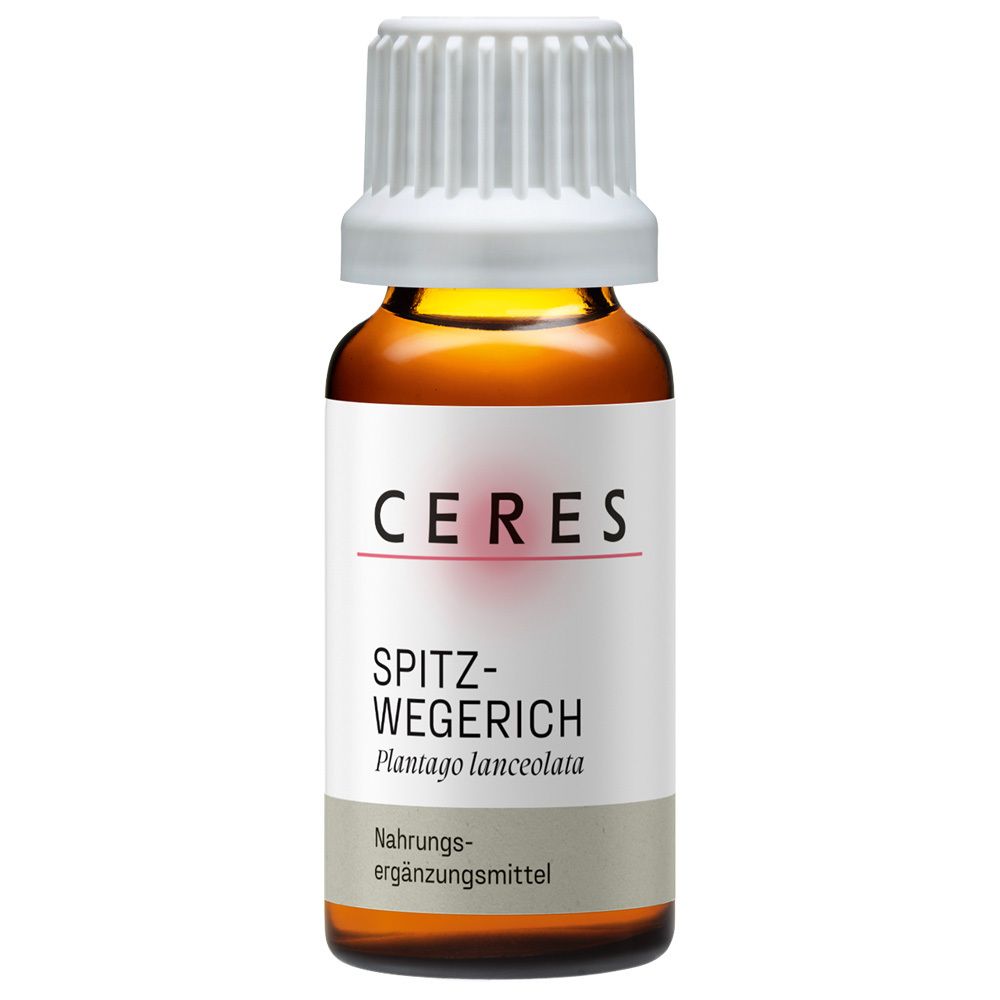 CERES Spitzwegerich Plantago lanceolata Extrakt Tropfen