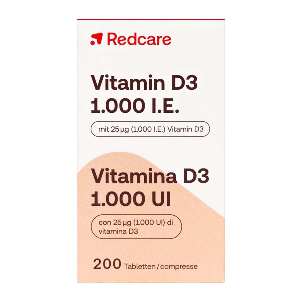 Redcare Vitamin D3 1000 I.E.