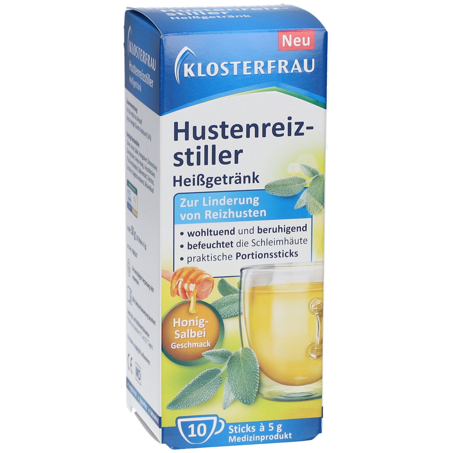 Klosterfrau® Hustenreizstiller Heißgetränk Honig-Salbei