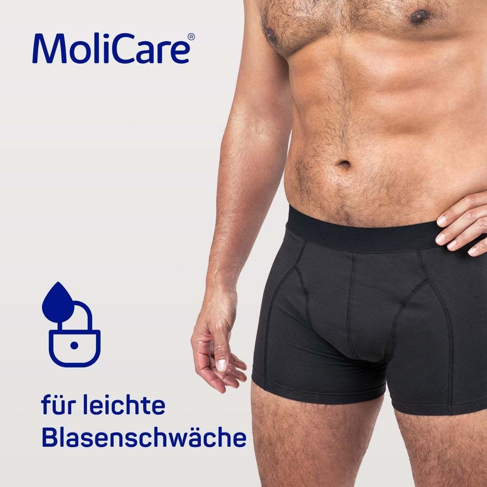 Waschbare Inkontinenzhose MoliCare® MEN Absorbent underwear Größe L + 5 X-Change Pads