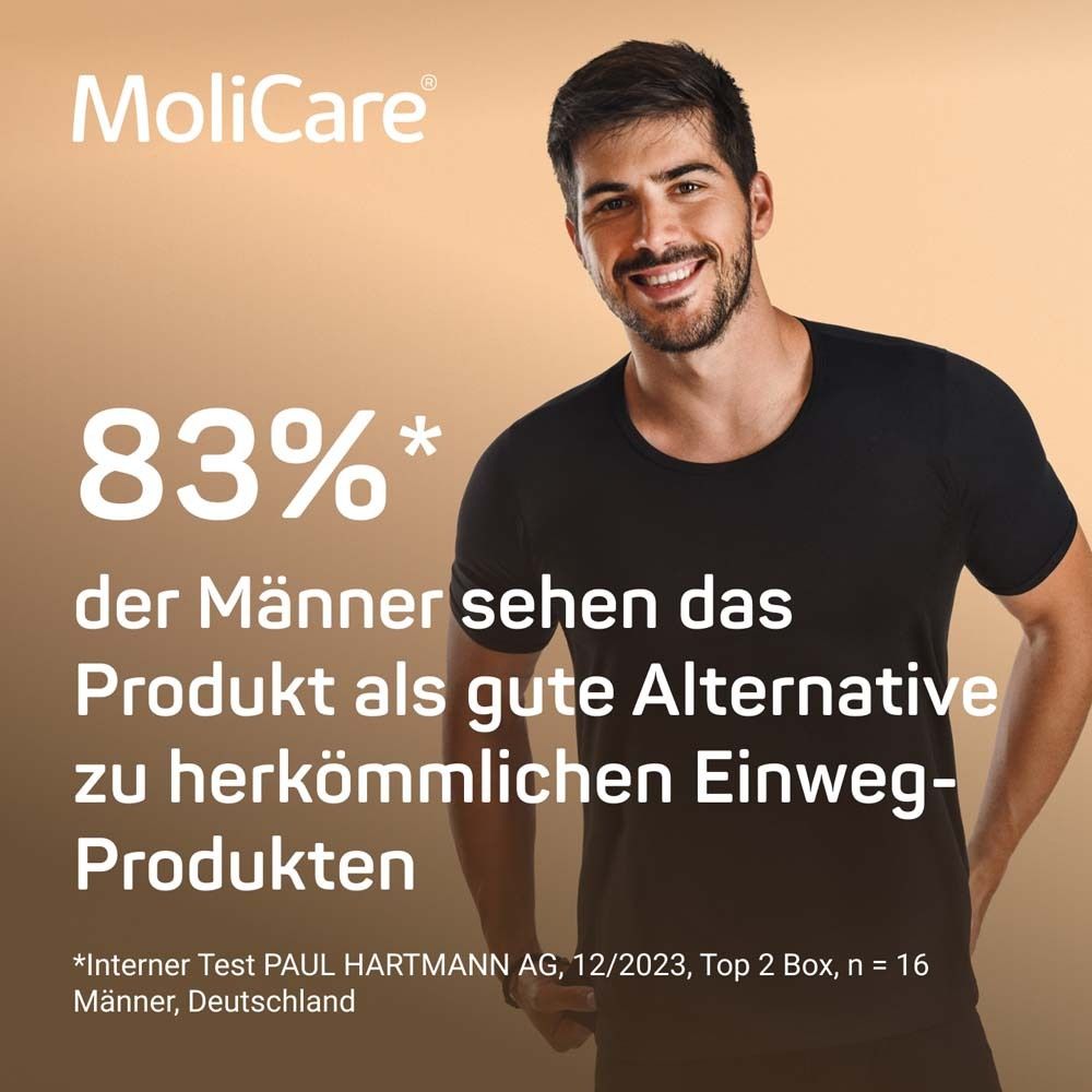 Waschbare Inkontinenzhose MoliCare® MEN Absorbent underwear Größe L + 5 X-Change Pads