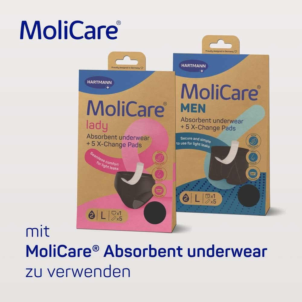 MoliCare® X-Change Pads für die waschbare MoliCare® Absorbent underwear