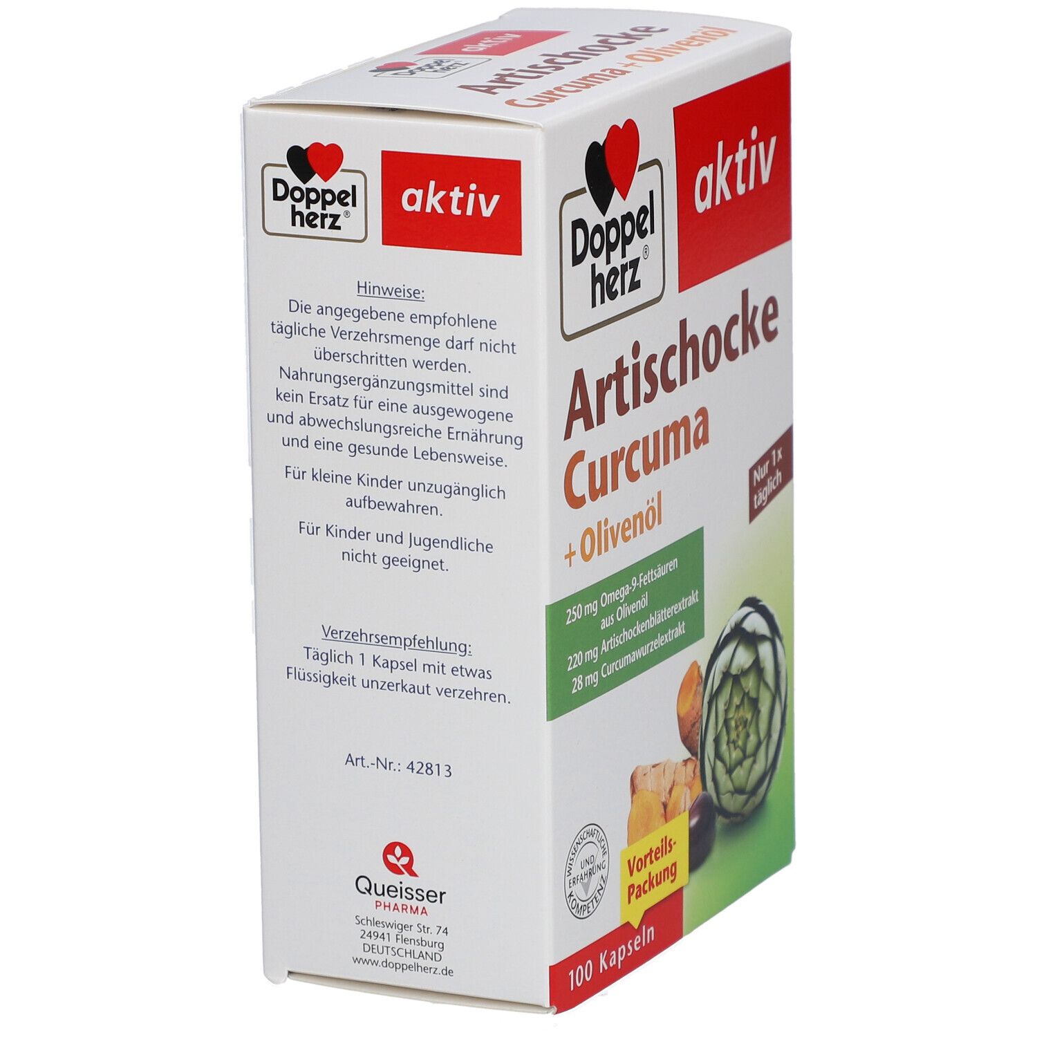 Doppelherz® Artischocke Curcuma + Olivenöl