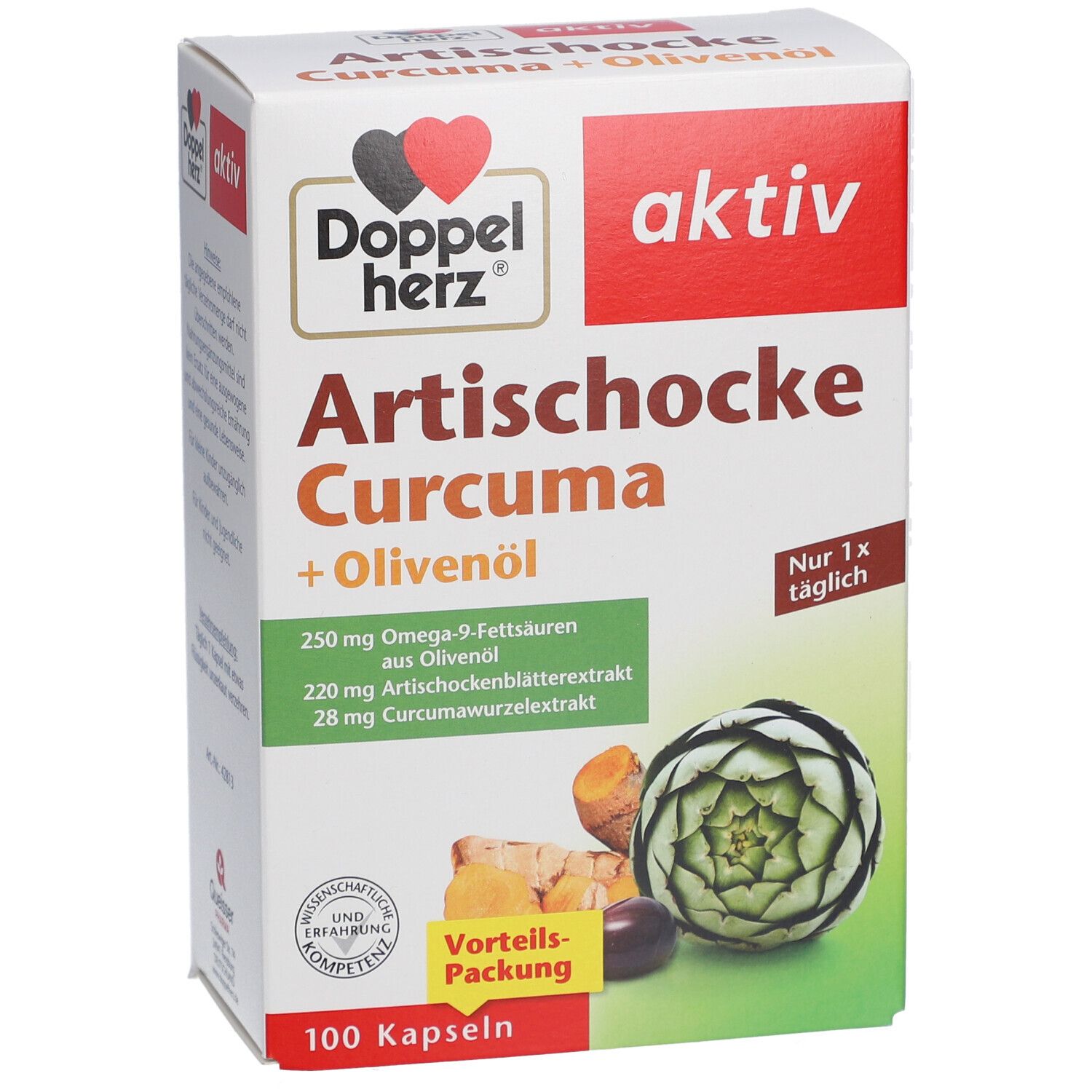 Doppelherz® Artischocke Curcuma + Olivenöl