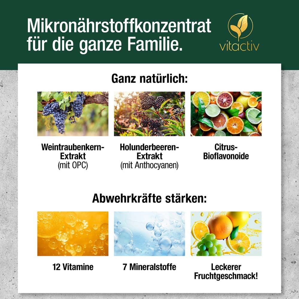 Vitactiv FAMILY IMMUN AKTIV Mikronährstoffkonzentrat