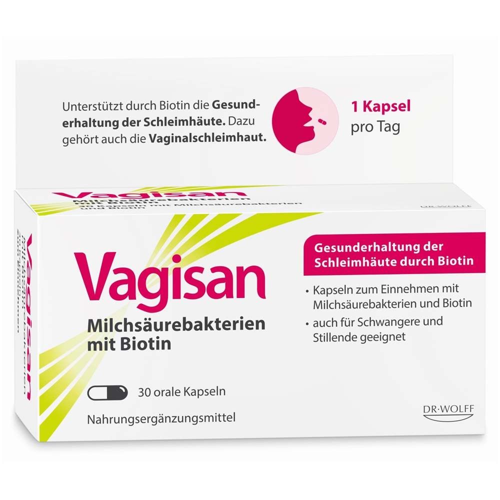 Vagisan Milchsäurebakterien mit Biotin