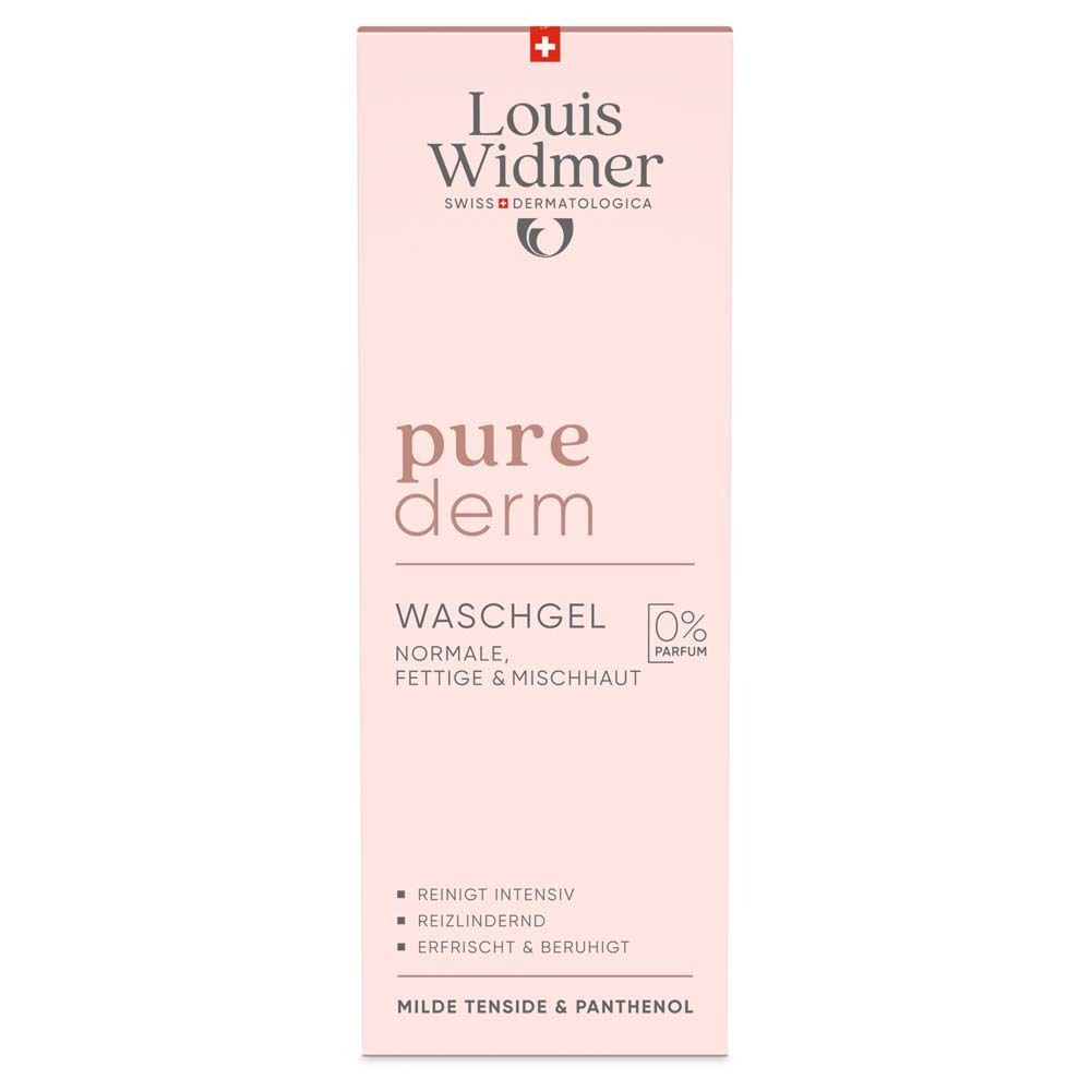 Louis Widmer purederm Waschgel ohne Parfum