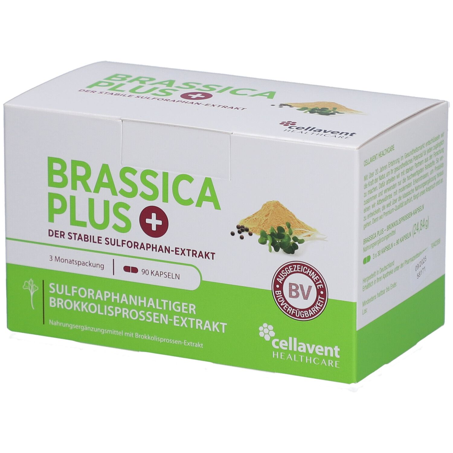 Cellavent Healthcare BRASSICA PLUS Kapseln