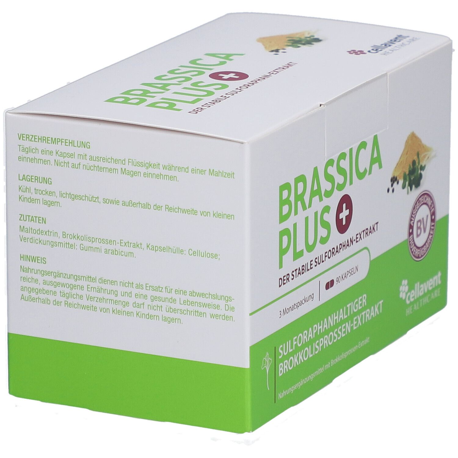 Cellavent Healthcare BRASSICA PLUS Kapseln